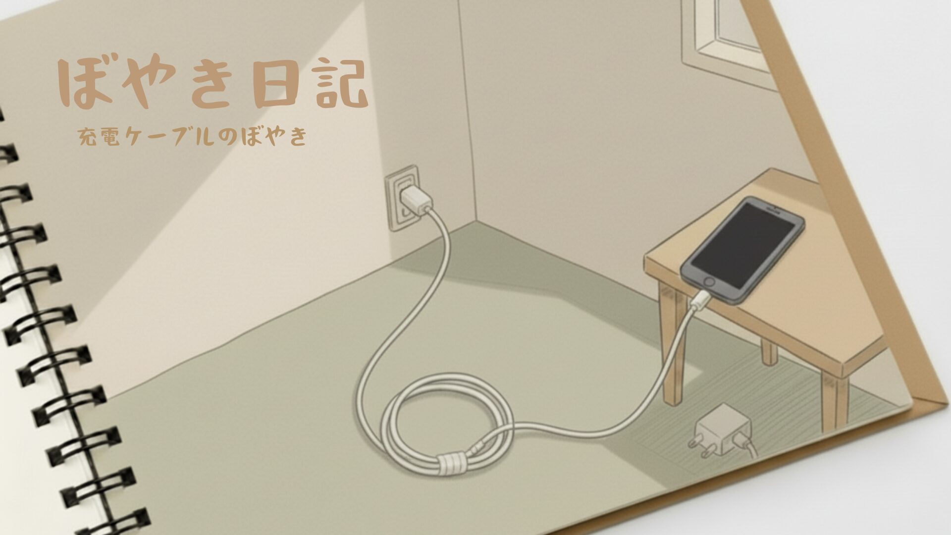 充電ケーブルのぼやき日記のアイキャッチ画像